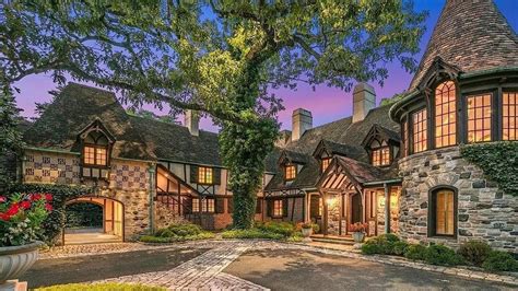 usa tudor villa courtyard|37 European.